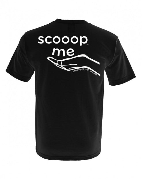 Scooop'm T-shirt in black - back