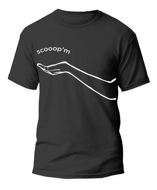 Scooop'm T-shirt in black - front