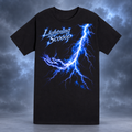 Black Lightning Scooop Color shirt, front view