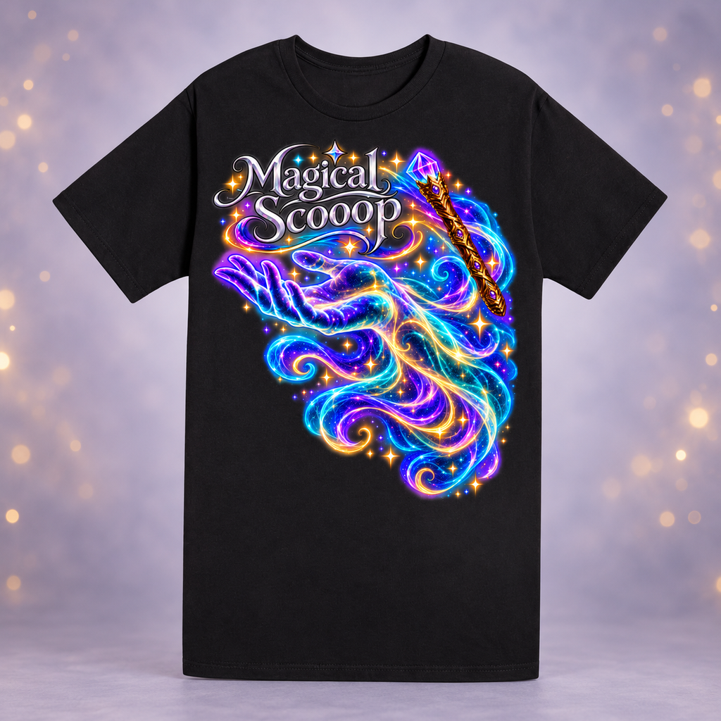 Black Magic Scooop Color shirt, front view