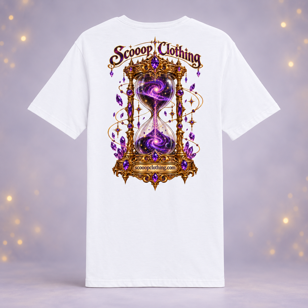 White Magic Scooop Color shirt, back view