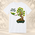 White Plant Scooop Color shirt, front view